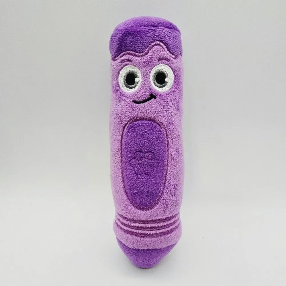 BabyFirst TV Color Crew Plush Purple Talking Crayon Baby First